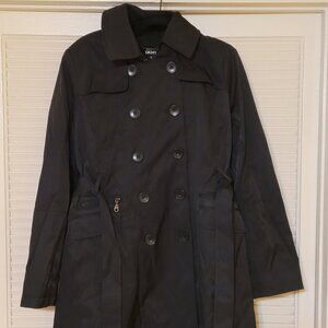 DKNY Womens Double Breasted Trench Coat, Size XL. Same Day Shipping.